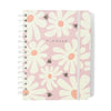 Planner Permanente Cicero Wire-o Semanal Notas 80g/m² A5 100 Folhas - Melissa Pink Bloomy