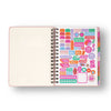 Planner Permanente Cicero Wire-o Semanal Notas 80g/m² A5 100 Folhas - Melissa Pink Bloomy