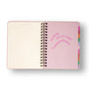 Planner Permanente Cicero Wire-o Semanal Notas 80g/m² A5 100 Folhas - Melissa Pink Bloomy