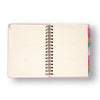Planner Permanente Cicero Wire-o Semanal Notas 80g/m² A5 100 Folhas - Melissa Pink Bloomy
