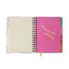 Agenda Planner Cicero Wire-o 2026 Semanal Notas com Divisórias A5 87 Folhas - Melissa Block Bloomy