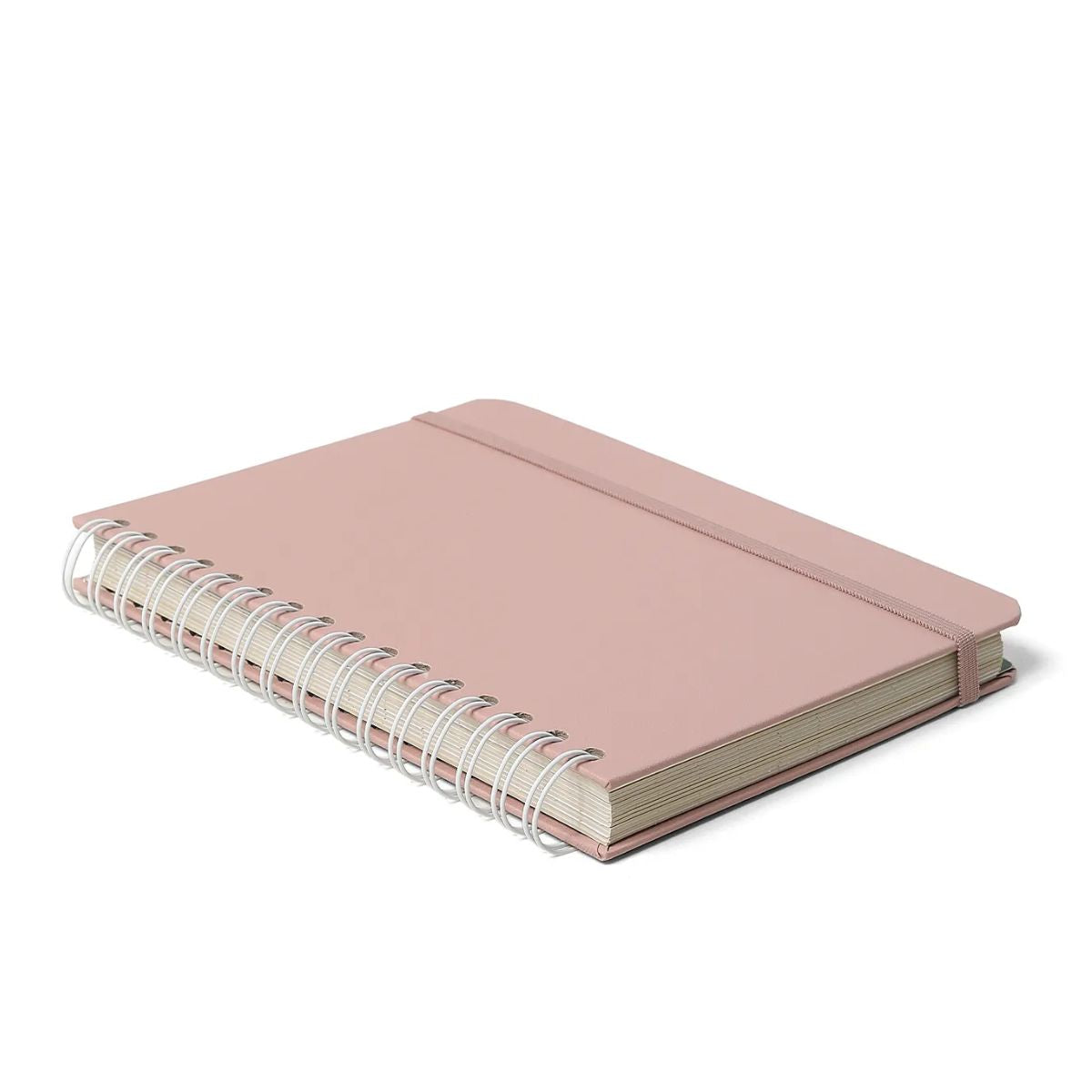 Planner Permanente Cicero Wire-o Semanal Notas 80g/m² A5 100 Folhas - Pastel Rosa Orquídea