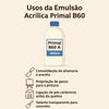 Emulsão Acrílica Primal B60 A 1000ml - Cromacolor
