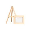 Mini Cavalete Simples de Madeira 18,5x12cm para Pintura e Decoração - Luarte