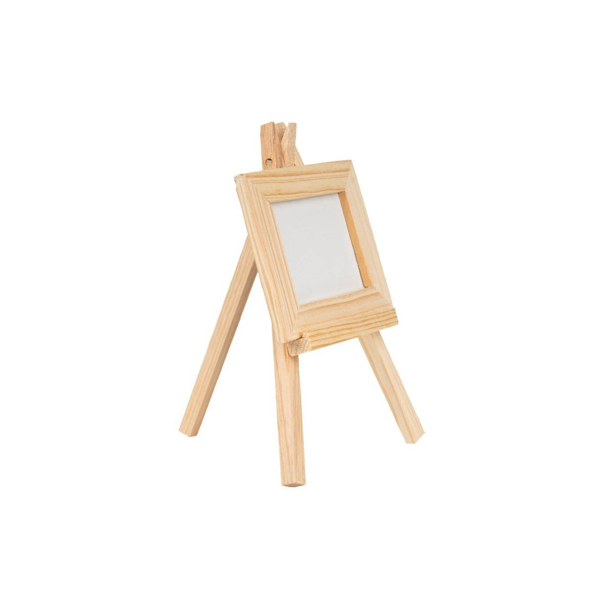 Mini Cavalete Simples de Madeira 18,5x12cm para Pintura e Decoração - Luarte