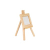 Mini Cavalete Simples de Madeira 18,5x12cm para Pintura e Decoração - Luarte