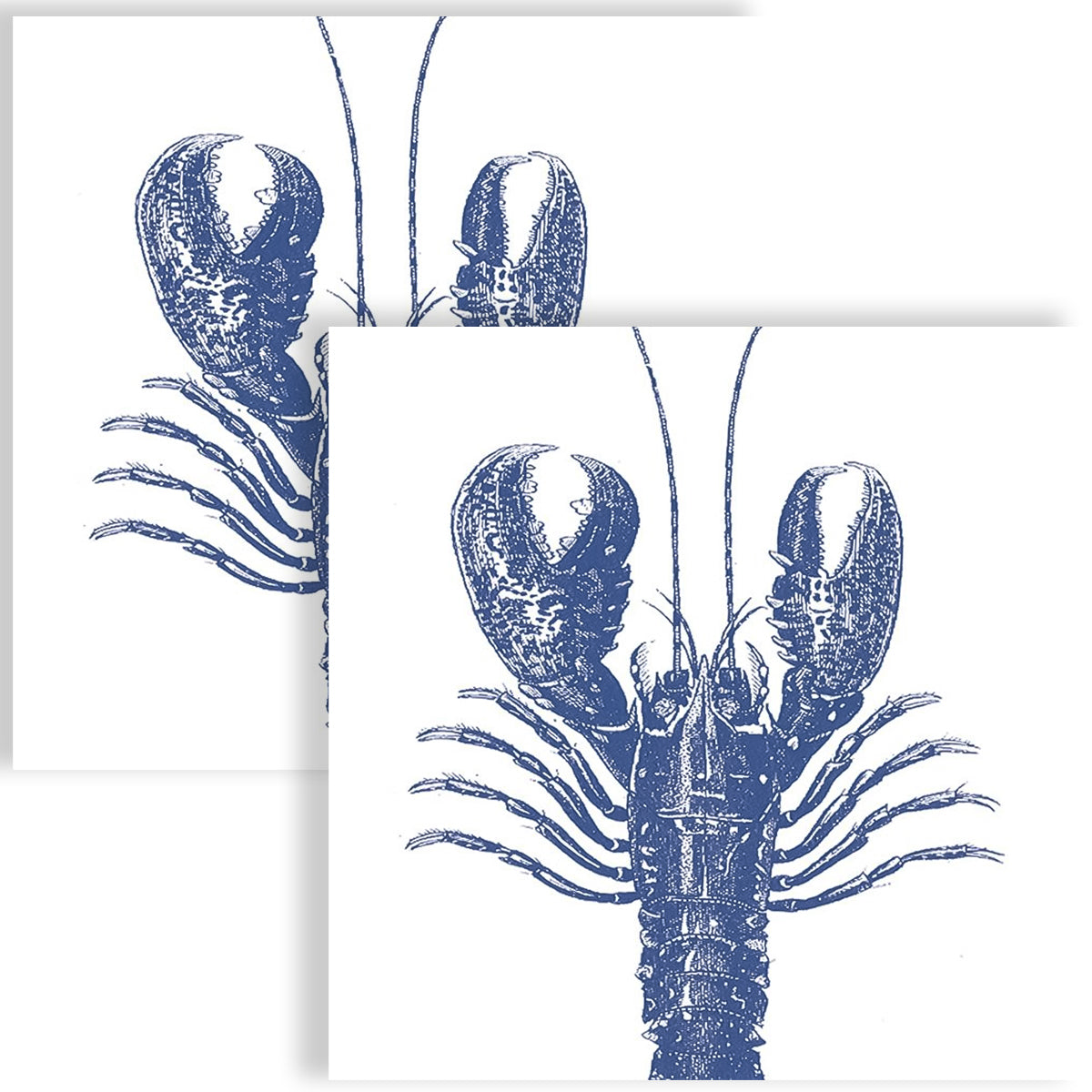 Guardanapo para Decoupage Ambiente 33x33cm com 20 Unidades - Lagosta Azul