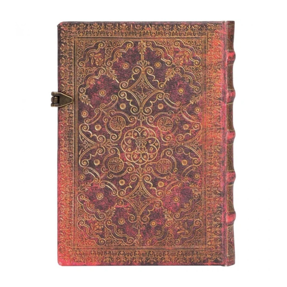 Caderno Paperblanks Midi 120g/m2 13x18cm 240 Paginas Pautado - Carmine