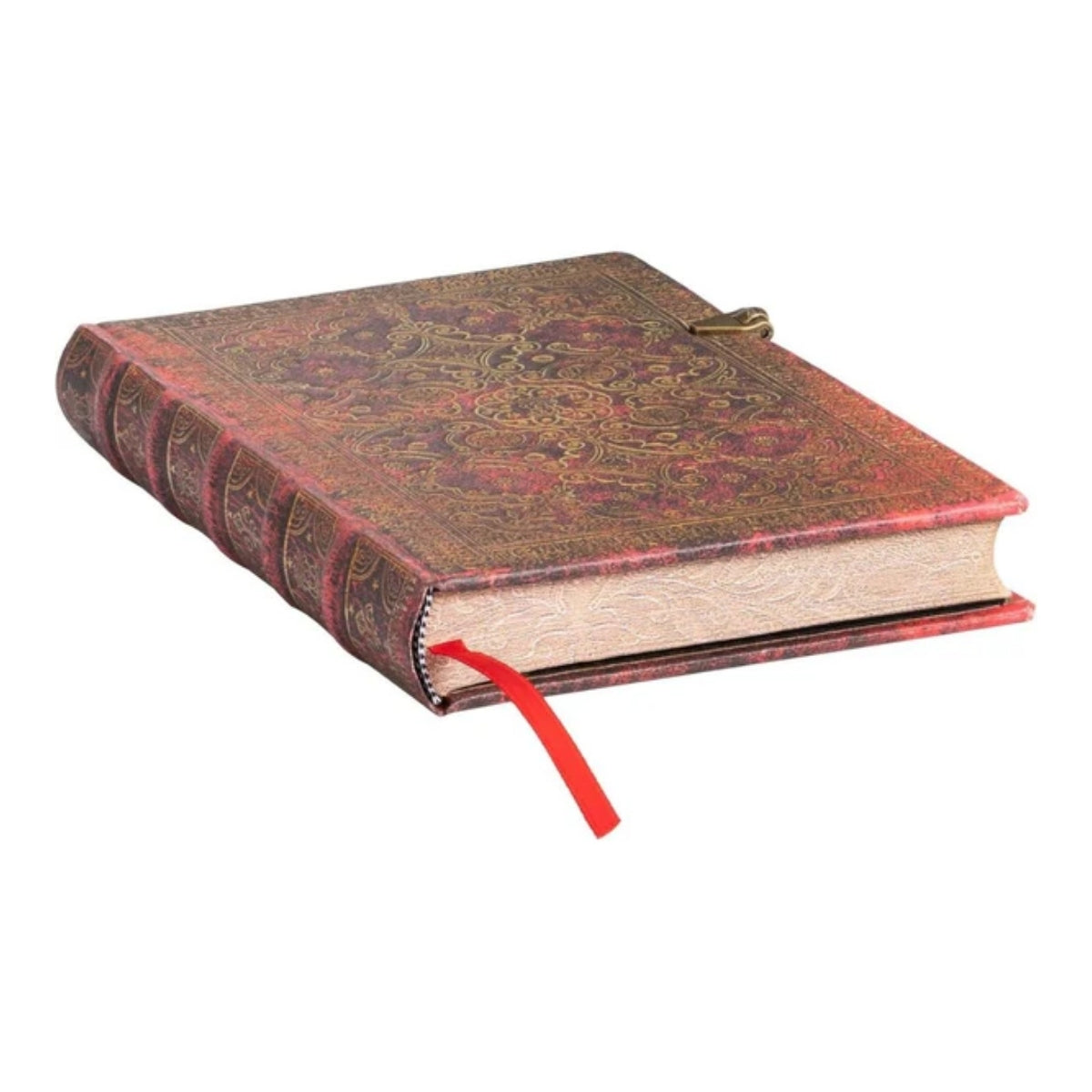 Caderno Paperblanks Midi 120g/m2 13x18cm 240 Paginas Pautado - Carmine