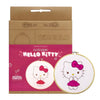 Kit Bordado Hello Kitty Ponto Livre Pop 0002 - Círculo