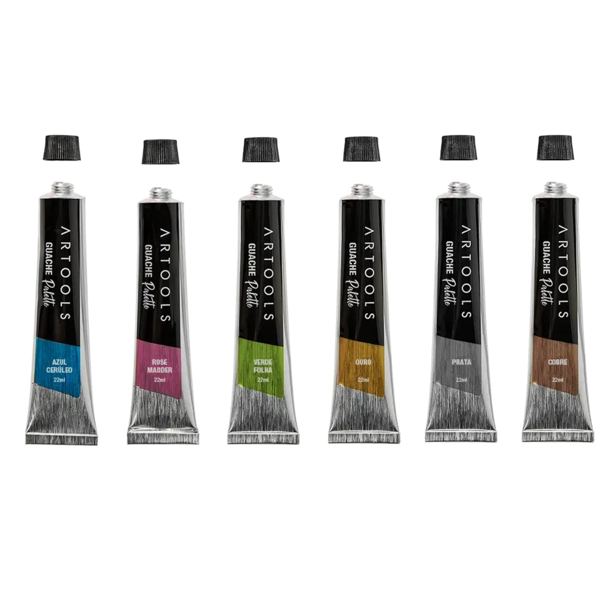 Estojo Tinta Guache Palette 22ml com 5 Cores 610634 - Artools