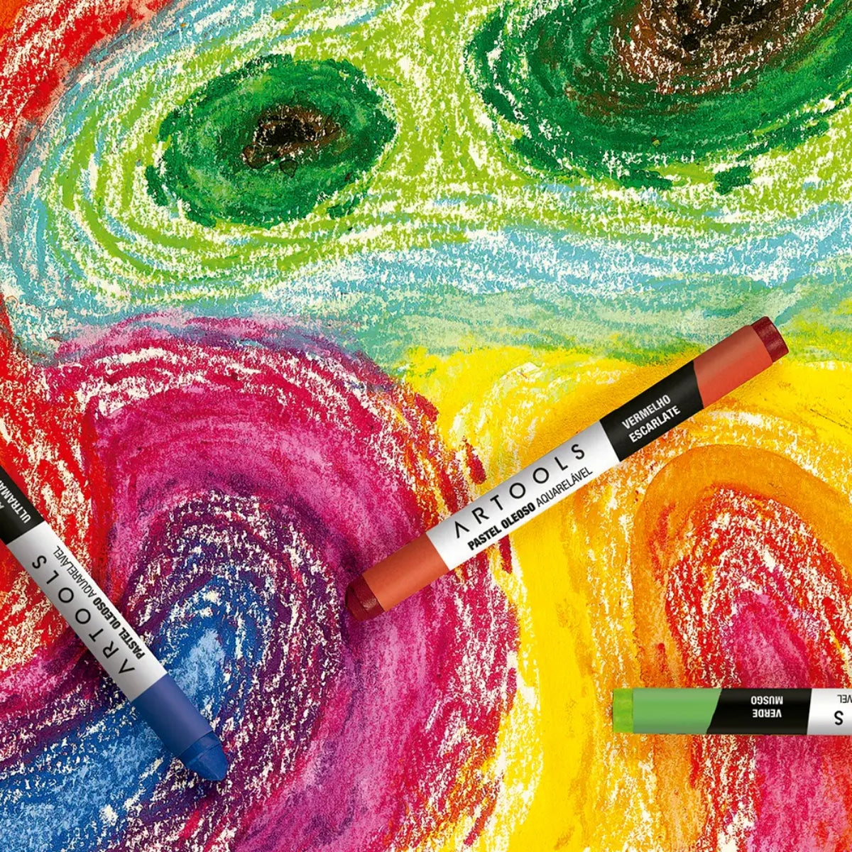 Estojo Lápis de Cor Aquarelável com 60 Cores 688848 - Artools
