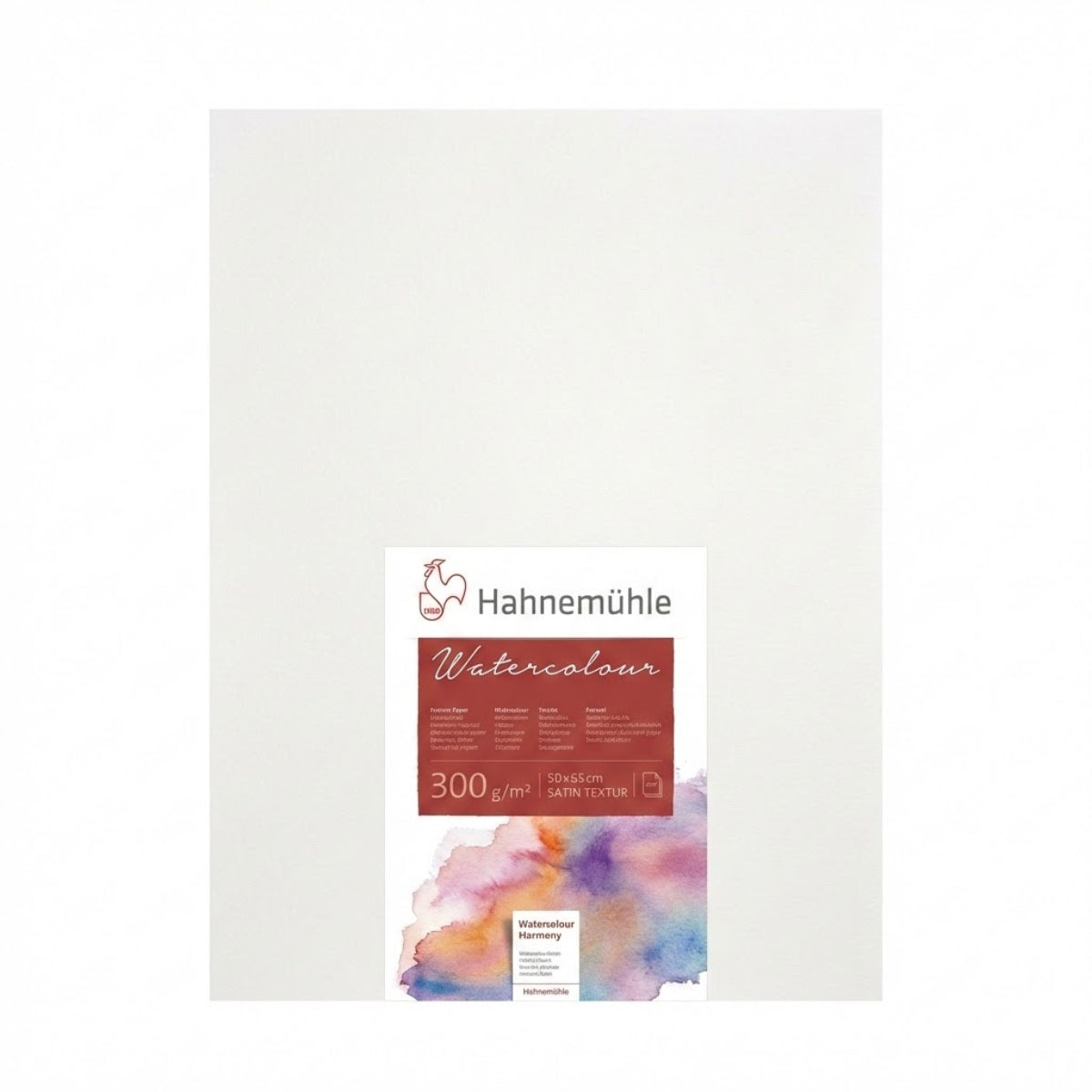 Folha Hahnemuhle Watercolour Harmony 300g/m2 50x65cm Textura Satinada com 01 Unid