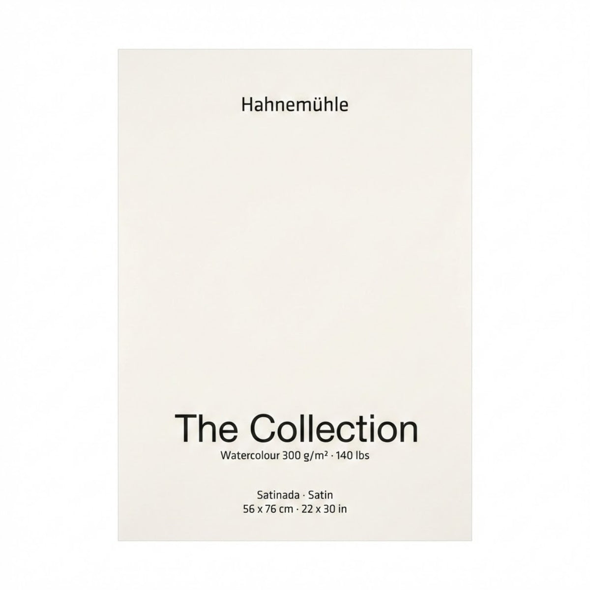 Folha Hahnemuhle The Collection Watercolour 300g/m2 56x76cm Textura Satinada com 01 Unid