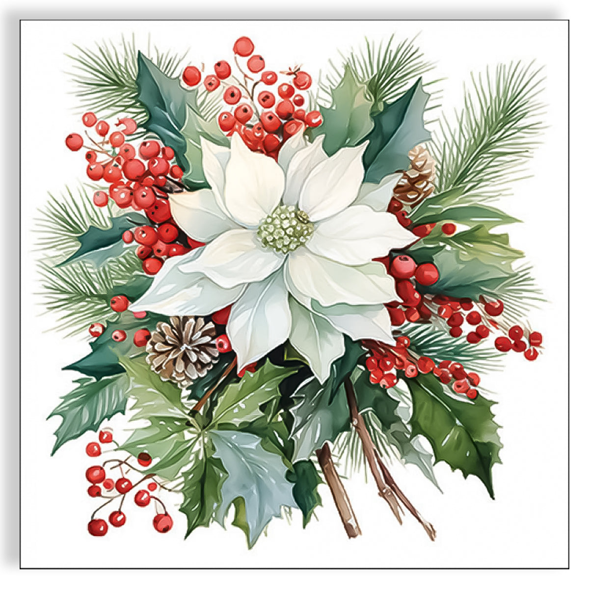 Guardanapo para Decoupage Ambiente 33x33cm com 20 Unidades - Não Me Esqueças