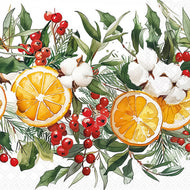 Guardanapo para Decoupage Ambiente 33x33cm com 20 Unidades - Frutas Tropicais