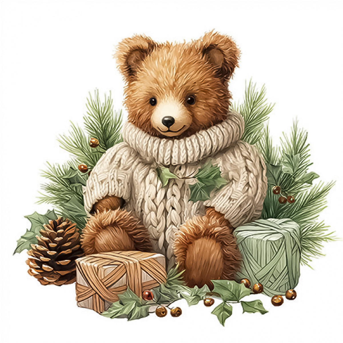 Guardanapo para Decoupage Ambiente 33x33 Urso de Pelúcia com 2 Unidades