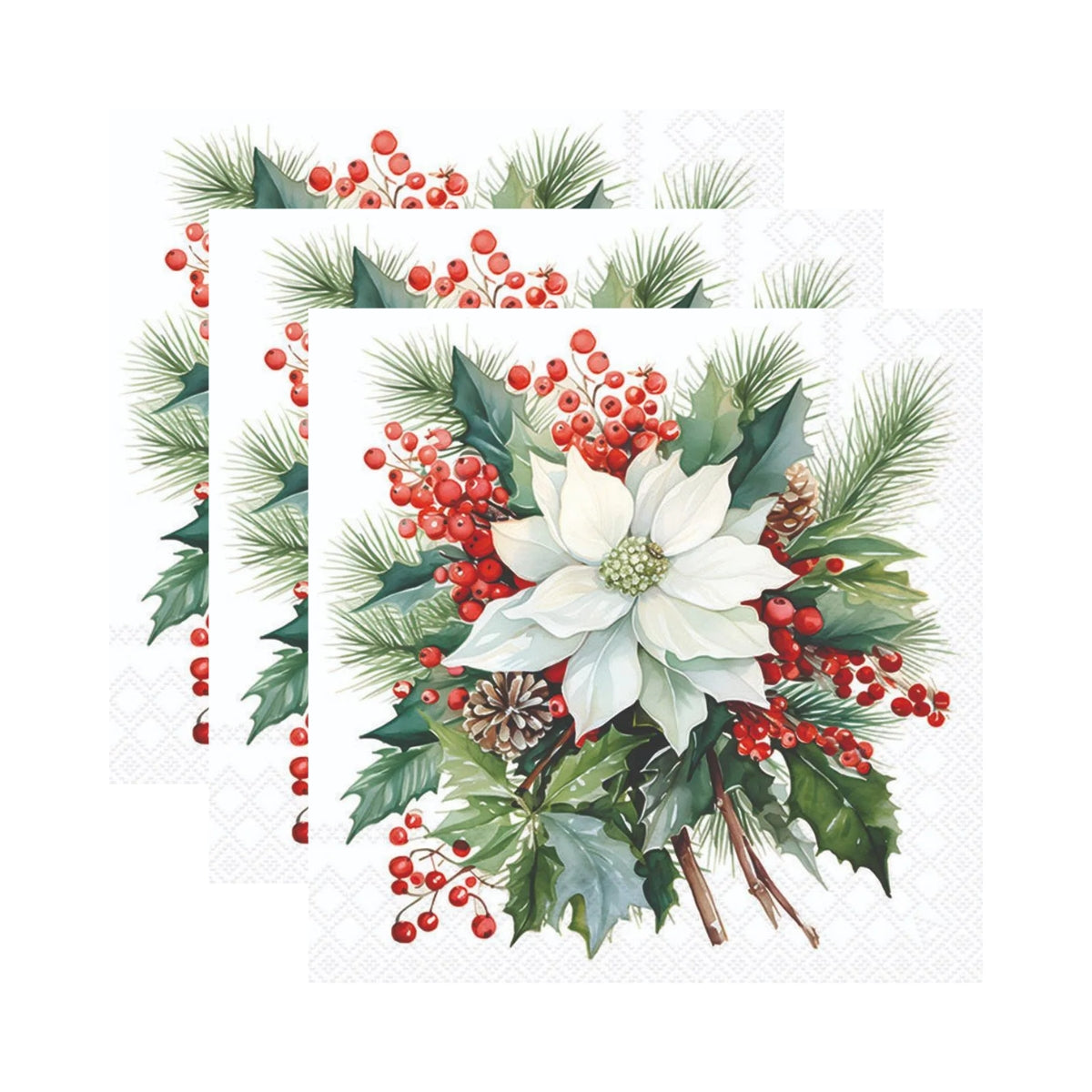 Guardanapo para Decoupage Ambiente 33x33cm com 20 Unidades - Não Me Esqueças