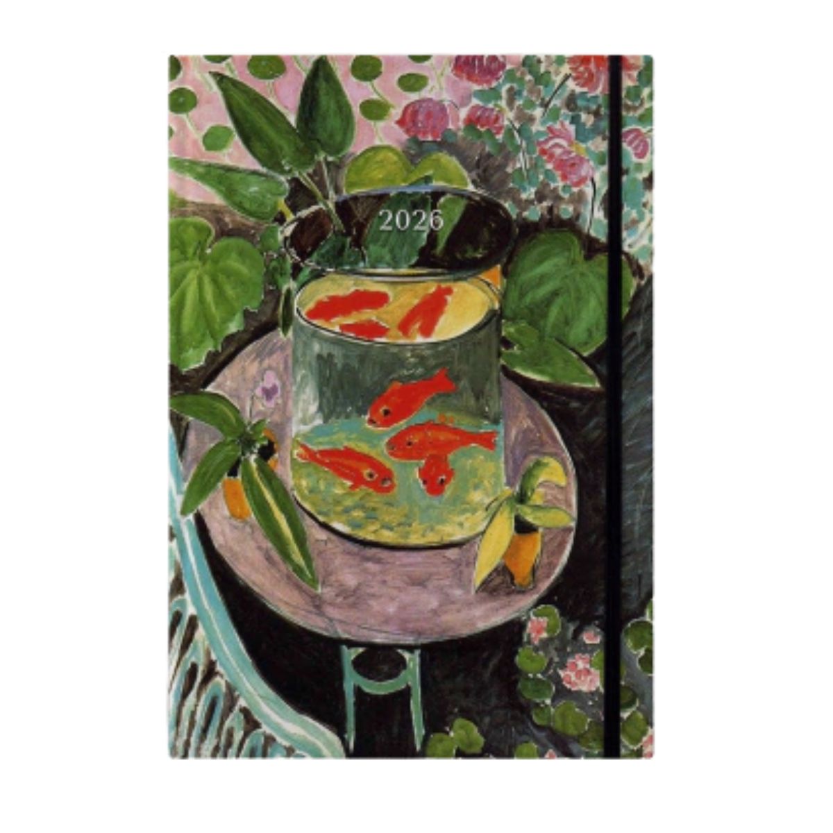 Agenda Diária 2026 Folk Books Matisse 70g 14x21cm 12 Meses com 432 Páginas