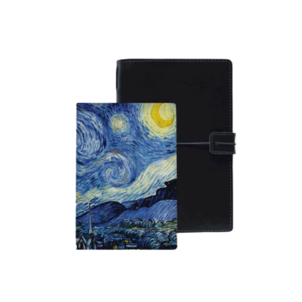 Agenda de Bolso 2026 Folk Books Midori 10x14cm Preto