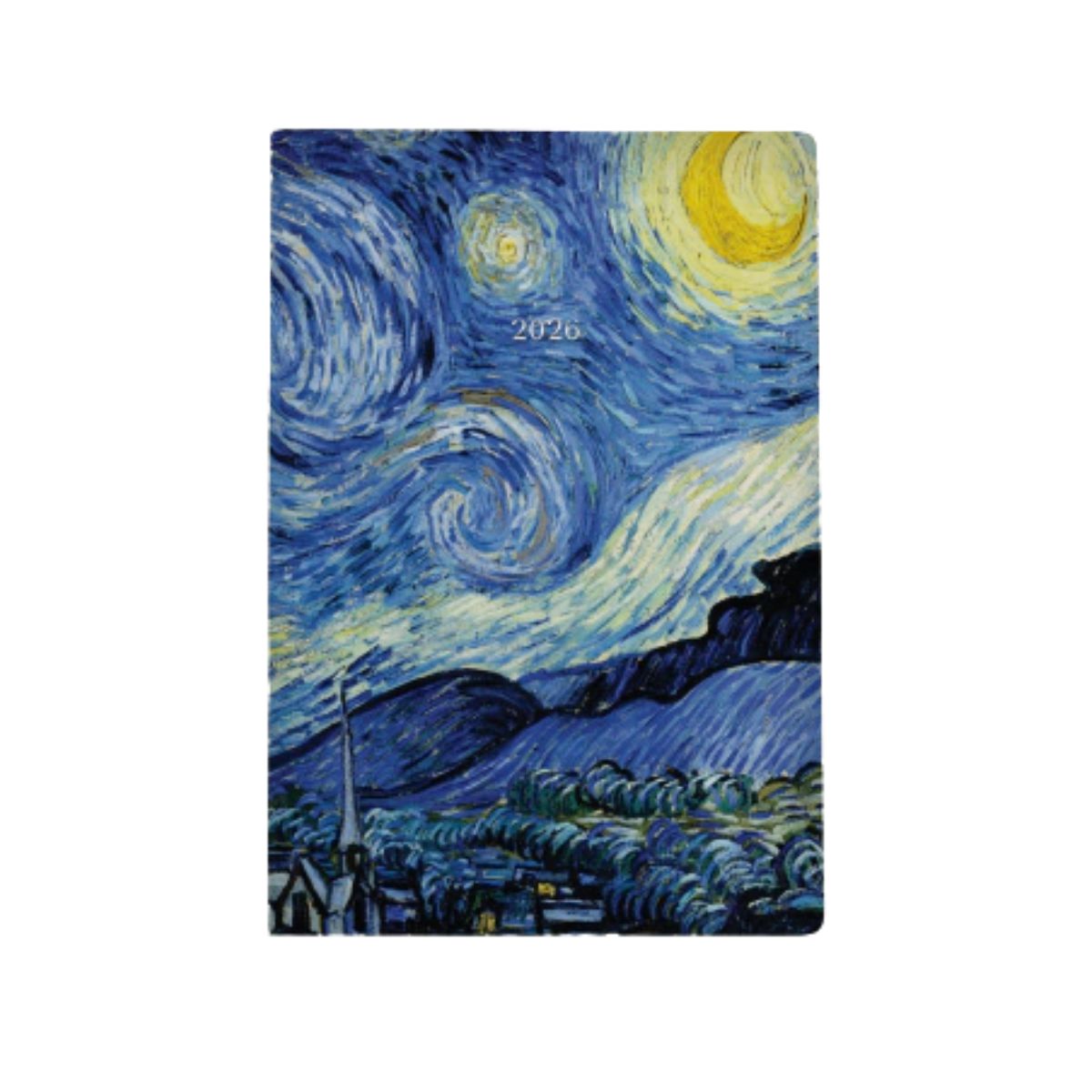 Agenda Semanal 2026 Folk Books Noite Estrelada 80g 09x13,5cm 12 Meses