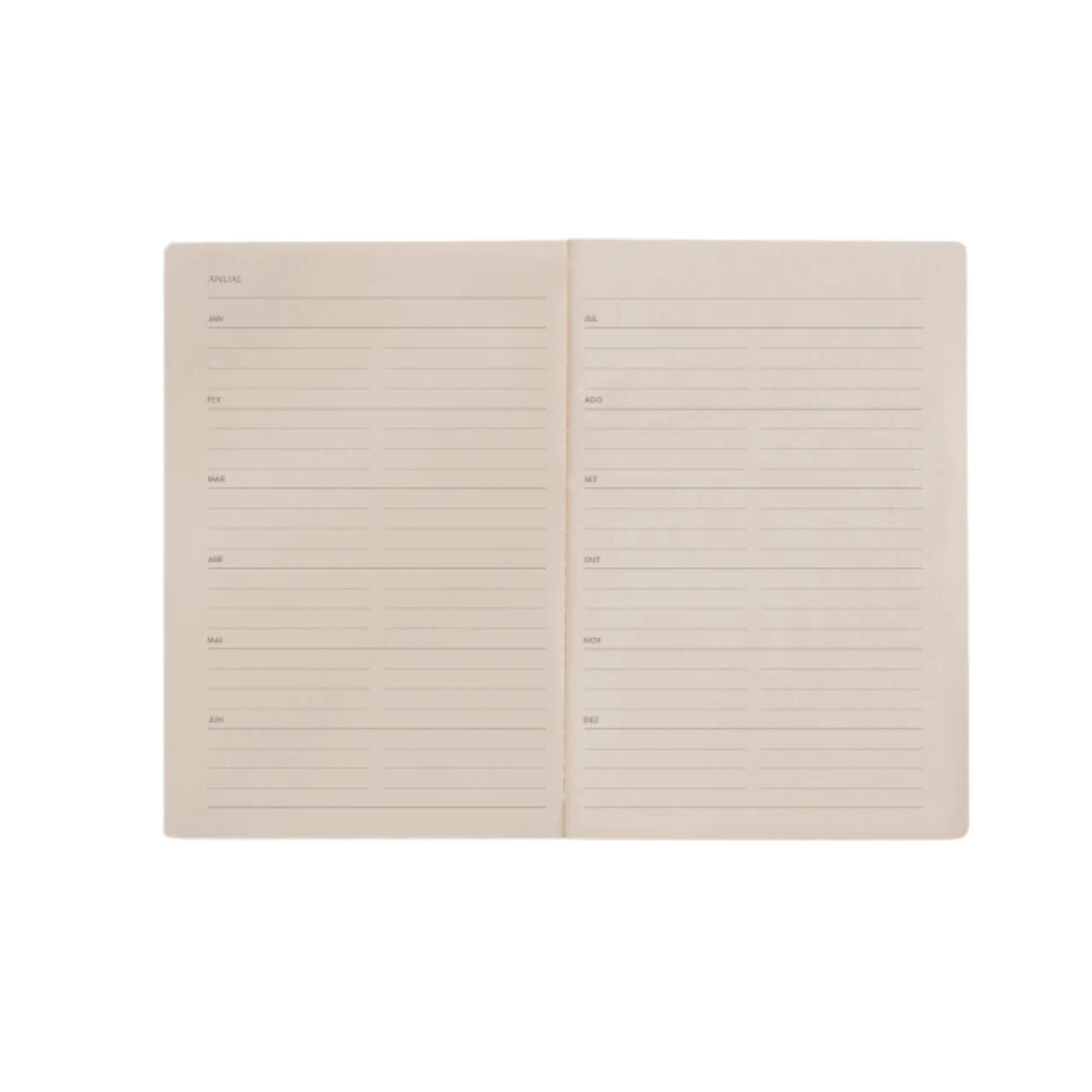 Agenda Semanal 2026 Folk Books Ohara 80g 09x13,5cm 12 Meses