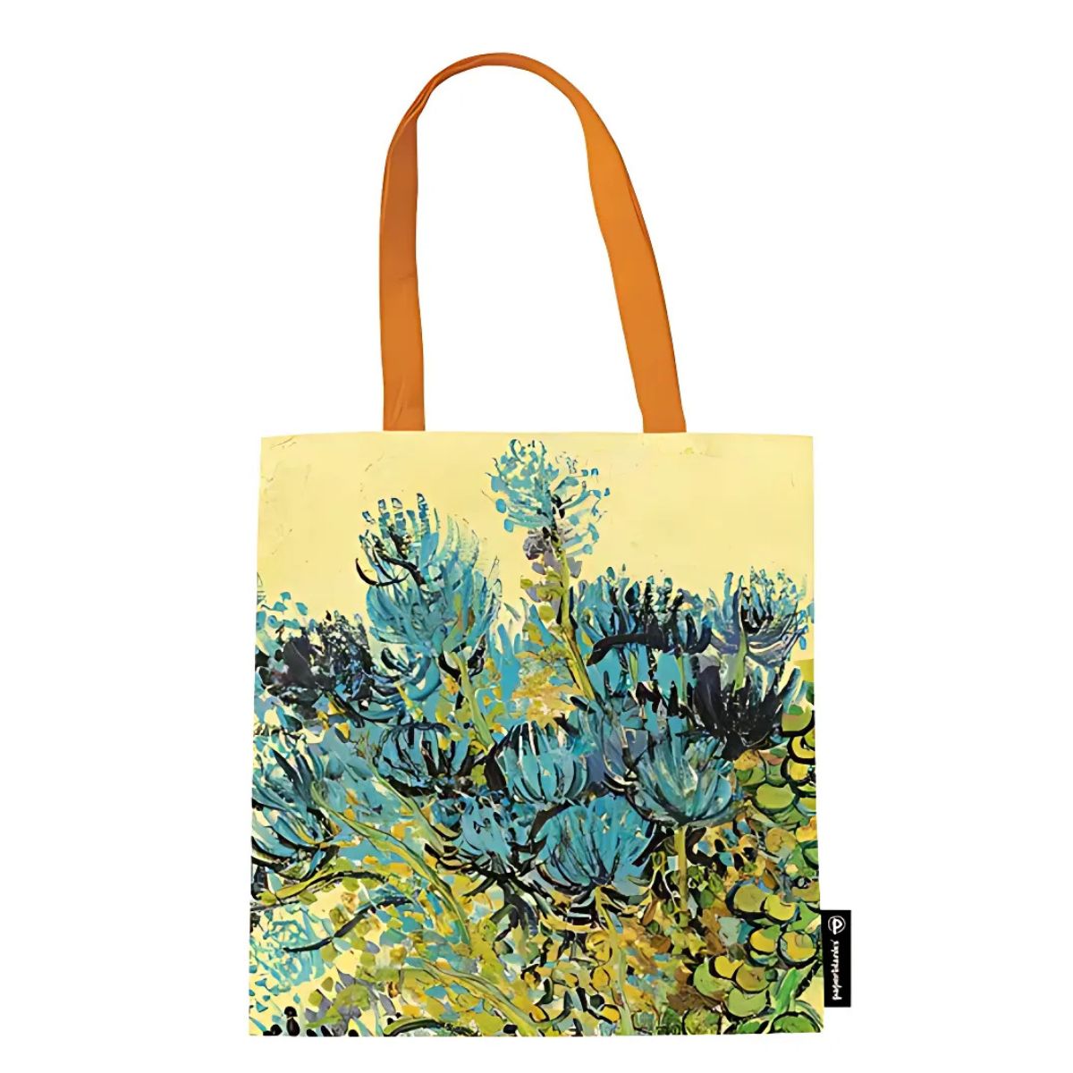 Bolsa Canvas Bag Paperblanks Van Gogh?s Still Life 38x38cm em Algodão com Bolso Interno