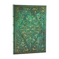 Caderno Midi Paperblanks 13x18cm 144 Páginas Pautado 120g/m² Emerald Flower