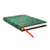 Caderno Midi Paperblanks 13x18cm 144 Páginas Pautado 120g/m² Emerald Flower
