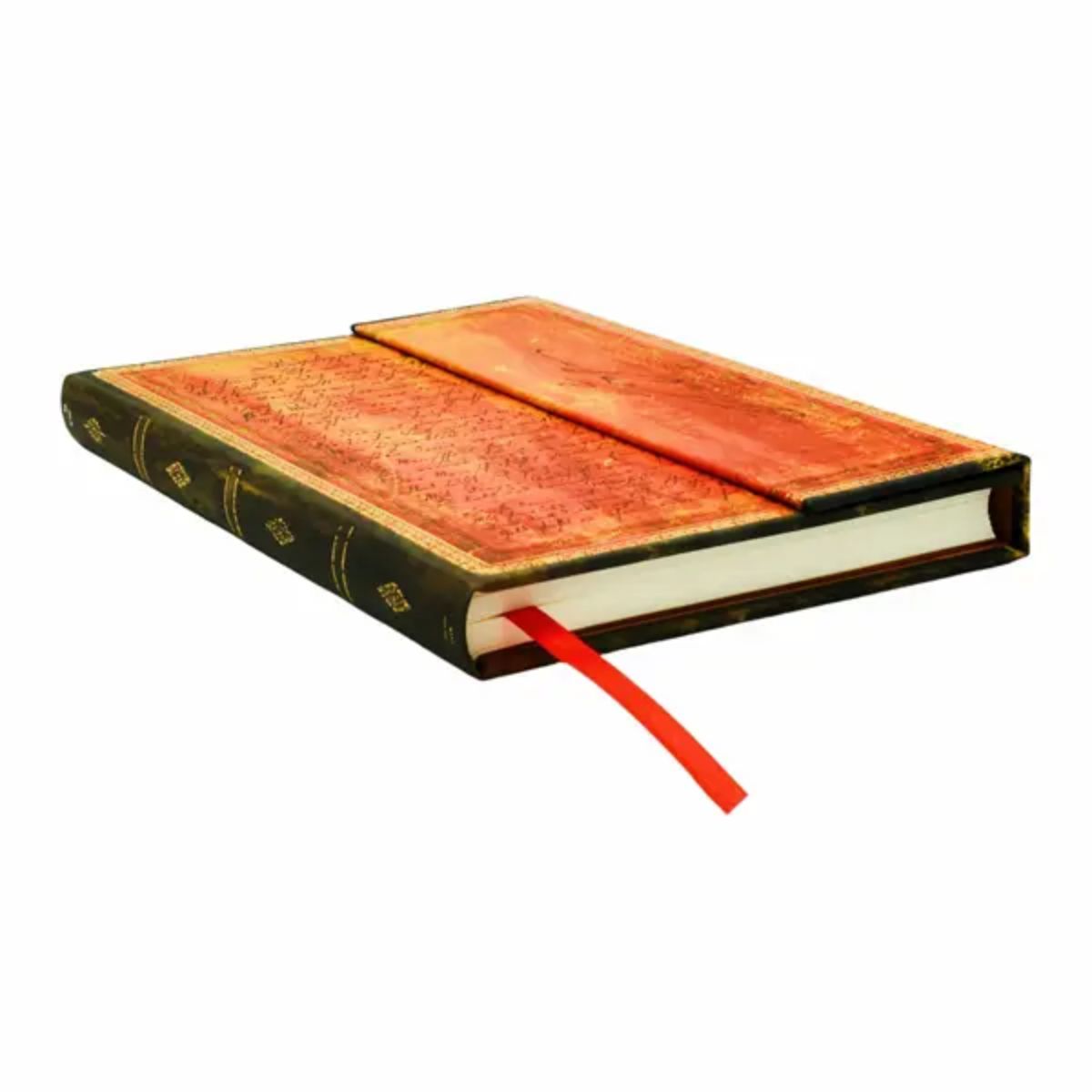 Caderno Midi Paperblanks 13x18cm 144 Páginas Pautado 120g/m² Faust
