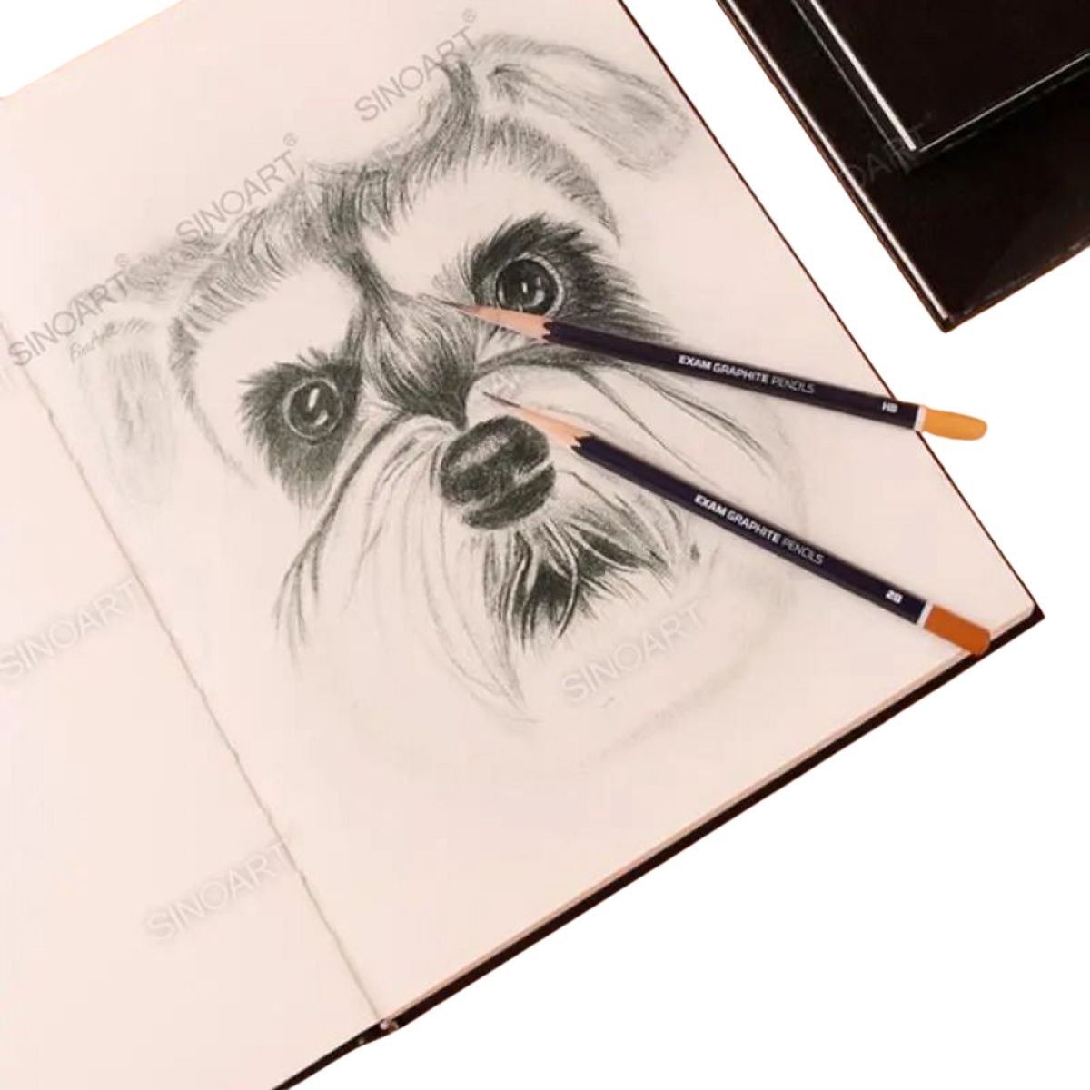 Bloco de Desenho Sketch Book Sinoart A5 140x216mm 100g/m² 80 Folhas