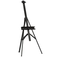 Cavalete de Estúdio Sinoart Grande em Alumínio Ajustável Preto 155,5cm