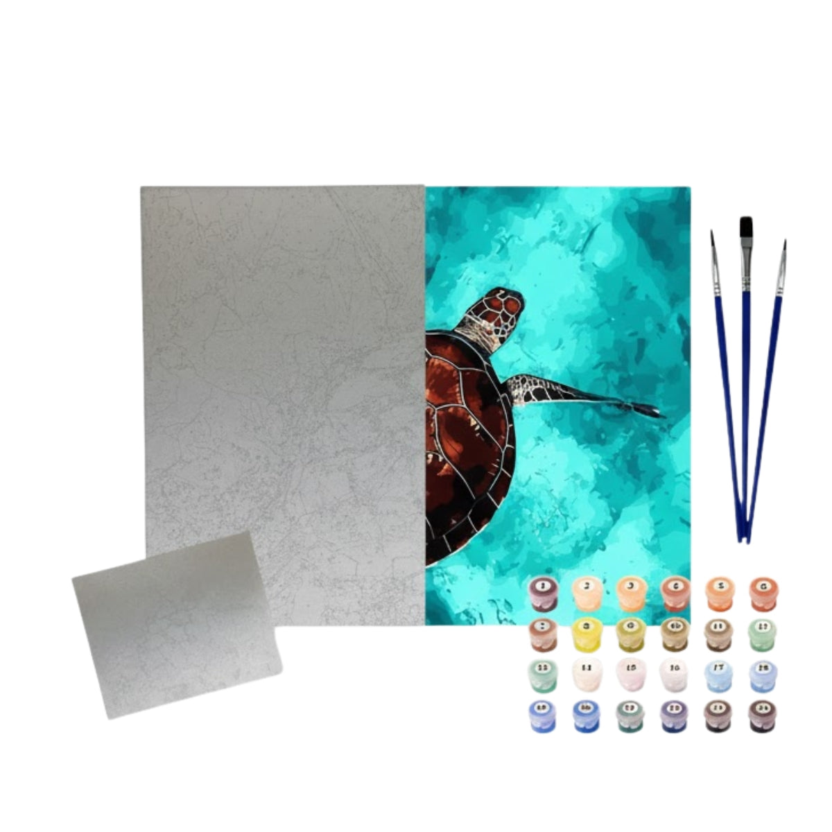 222748-kit-de-tela-para-pintura-numerada-sinoart-40x50cm-turtle-547615