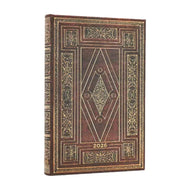 Agenda 2026 Paperblanks Mini 14x10cm Capa Dura Marrom First Folio 100g/m²