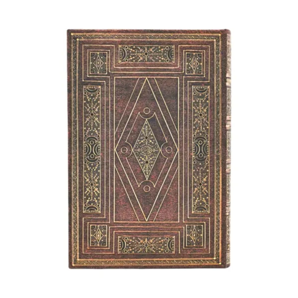Agenda 2026 Paperblanks Mini 14x10cm Capa Dura Marrom First Folio 100g/m²