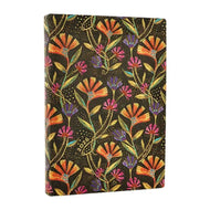 Agenda 2026 Paperblanks Midi 17x12cm Capa Mole Flexis Wild Flowers 80g/m²