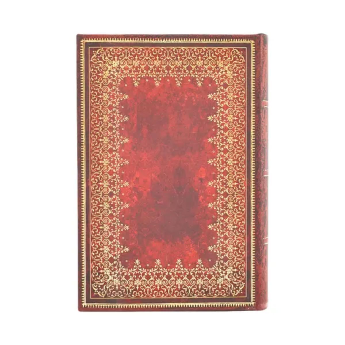 Agenda 2026 Paperblanks Mini 14x10cm Capa Dura Vermelha Foiled 80g/m²