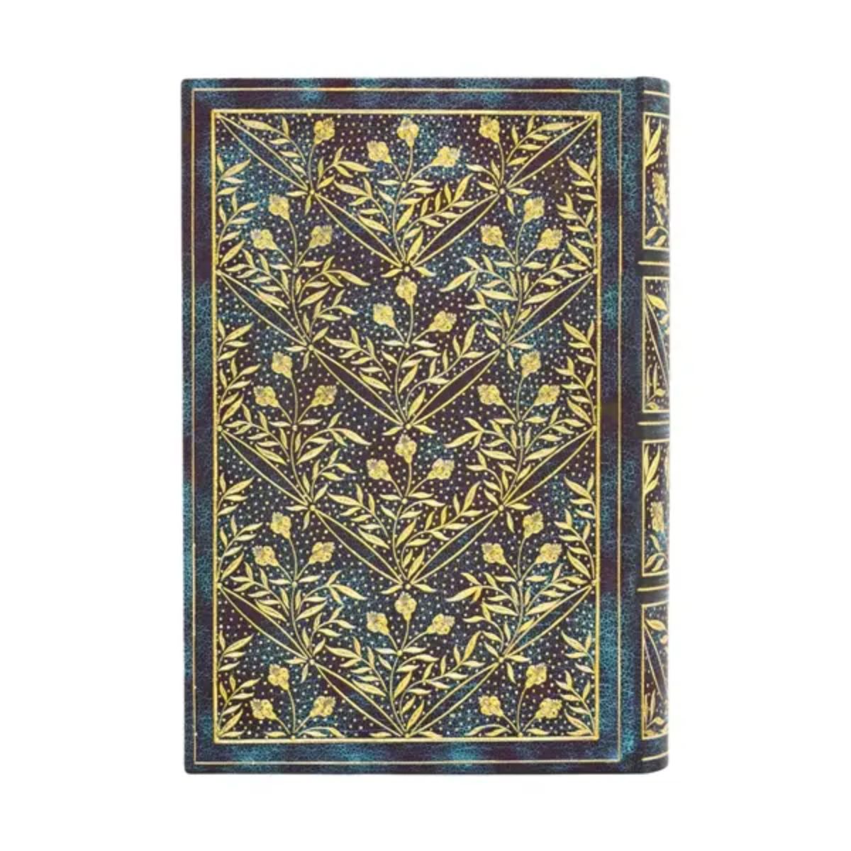 Agenda 2026 Paperblanks Mini 14x10cm Capa Dura Azul Wildflower Song 80g/m²