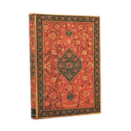 Agenda 2026 Paperblanks Midi 18x13cm Capa Dura Vermelha Layla 80g/m²