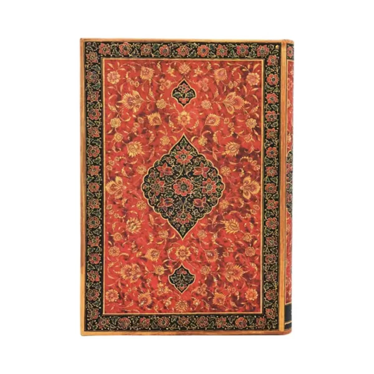 Agenda 2026 Paperblanks Midi 18x13cm Capa Dura Vermelha Layla 80g/m²