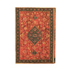 Agenda 2026 Paperblanks Midi 18x13cm Capa Dura Vermelha Layla 80g/m²