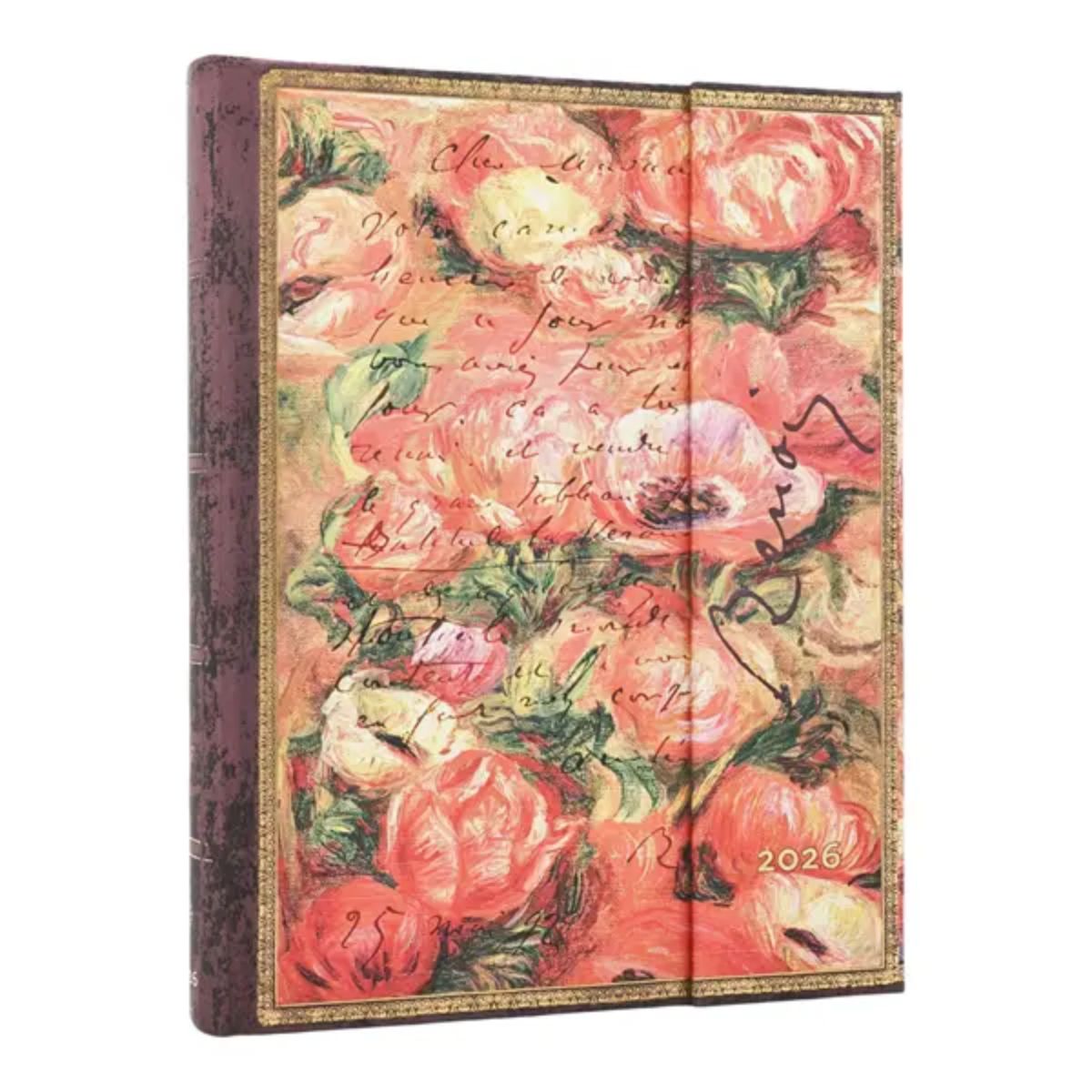 Agenda 2026 Paperblanks Ultra 23x18cm Capa Dura Renoir Letter To Morisot 80g/m²