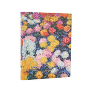 Agenda 2026 Paperblanks Ultra 23x18cm Capa Mole Flexis Monet?s Chrysanthemums 80g/m²