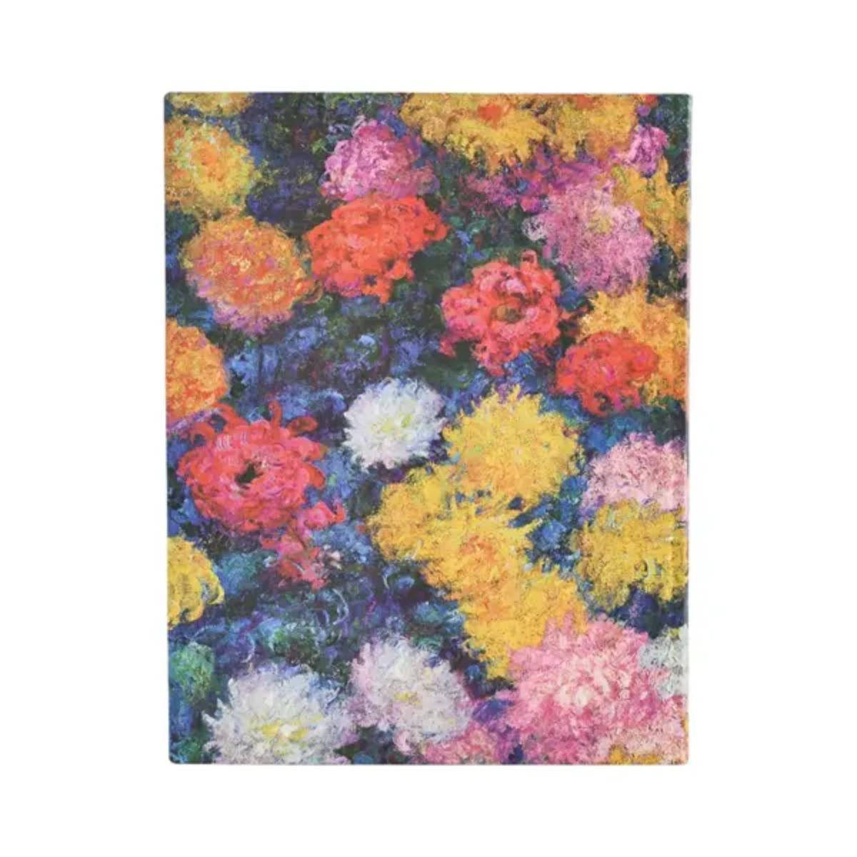Agenda 2026 Paperblanks Ultra 23x18cm Capa Mole Flexis Monet?s Chrysanthemums 80g/m²