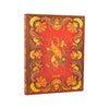 Agenda 2026 Paperblanks Ultra 23x18cm Capa Mole Vermelha Flexis Fiammetta 80g/m²