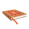 Agenda 2026 Paperblanks Ultra 23x18cm Capa Mole Vermelha Flexis Fiammetta 80g/m²