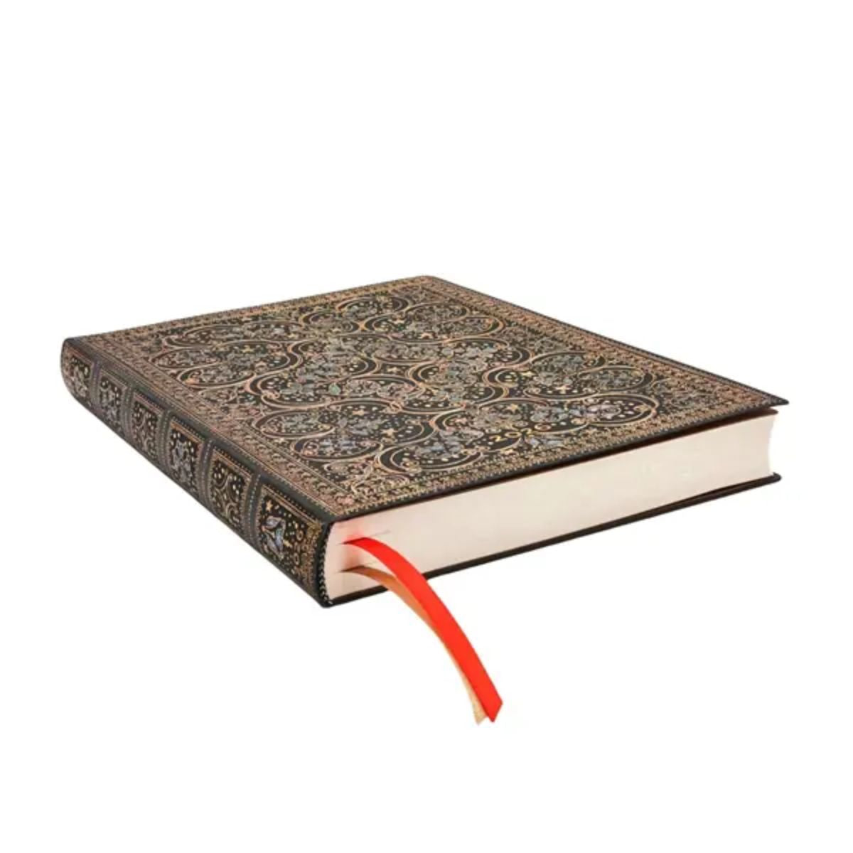 Agenda 2026 Paperblanks Ultra 23x18cm Capa Mole Preta Flexis Restoration 80g/m²
