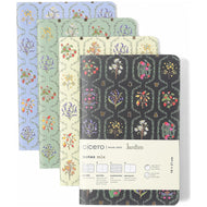 Kit de Caderneta Cicero Notas Mix 14x21cm Miolos Diferentes com 04 Unidade Jardim