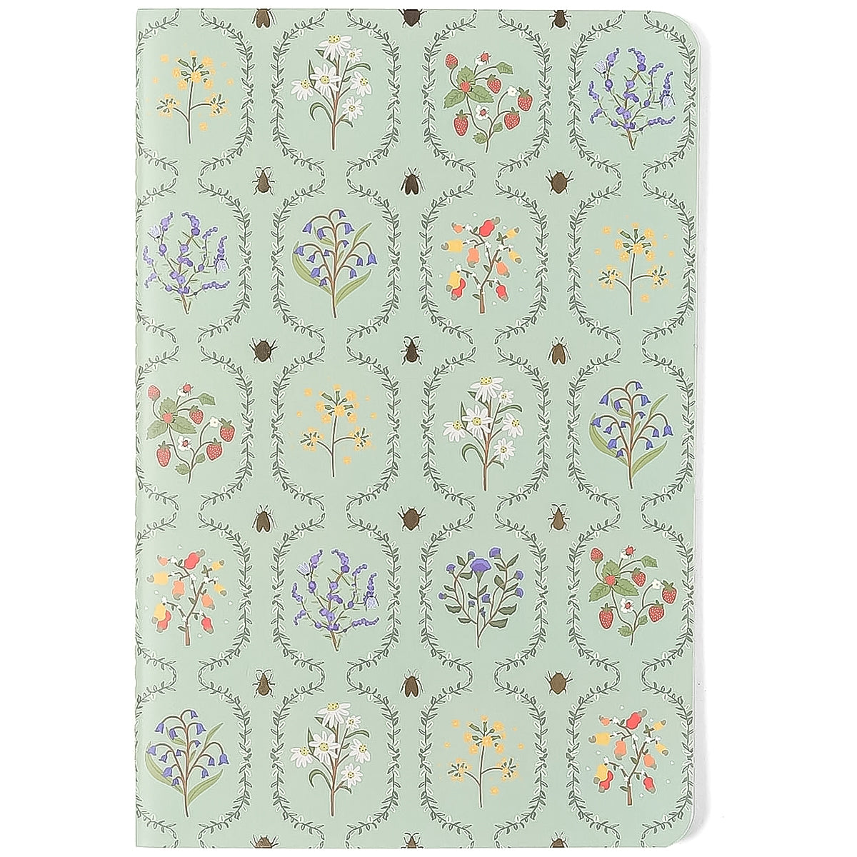 Kit de Caderneta Cicero Notas Mix 14x21cm Miolos Diferentes com 04 Unidade Jardim