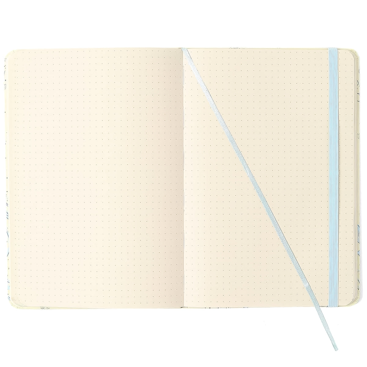 Caderneta Origens Pontado 14x21cm Áqua Off White para Escrita e Organização - Cícero
